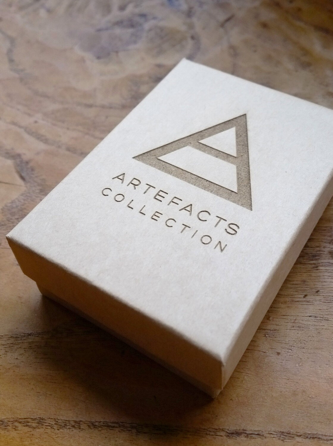 Kraft 3" x 2 1/8" x 1" Boxes Custom Branded Lasercut