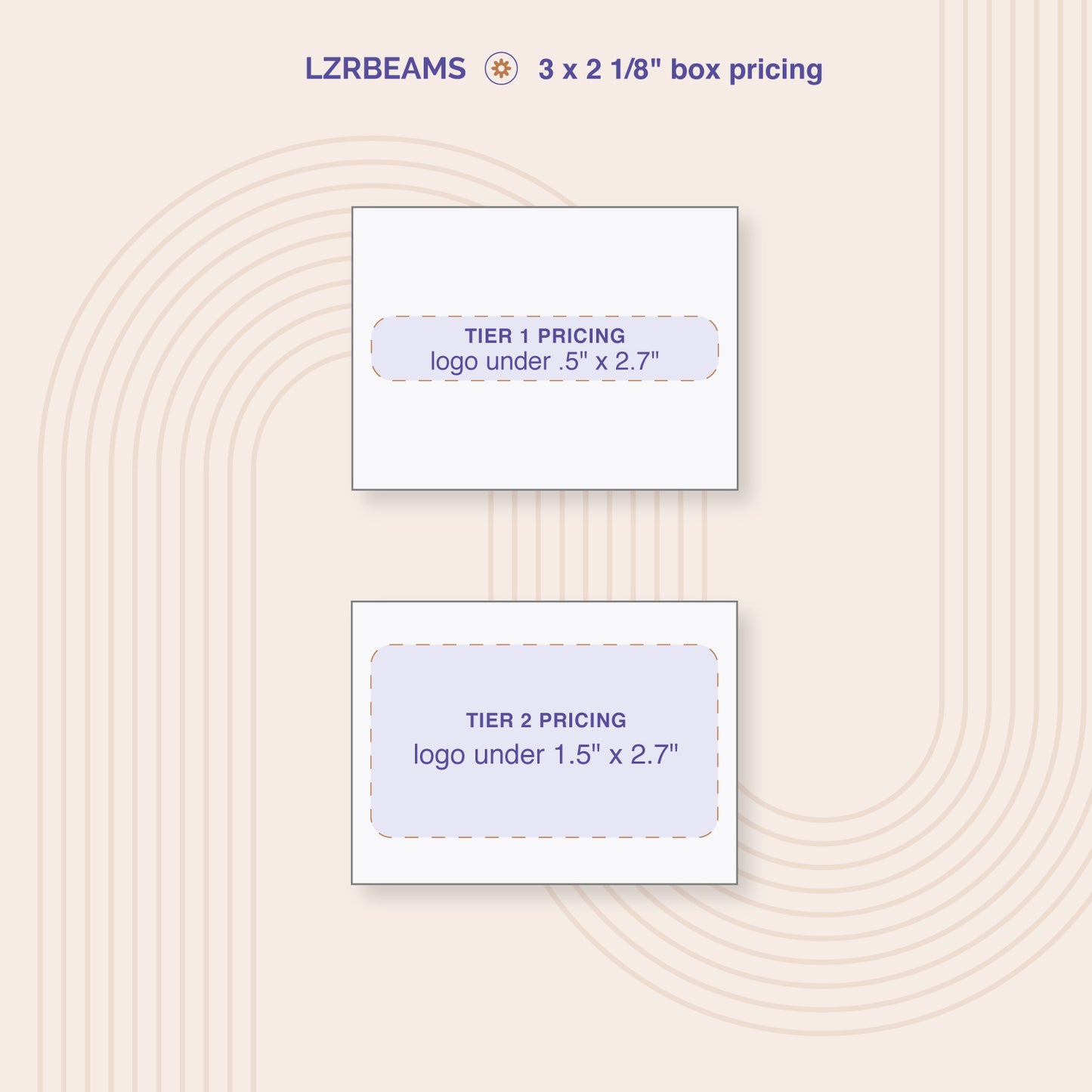 Matte Black 3" x 2 1/8" x 1" Custom Branded Lasercut Earring Boxes