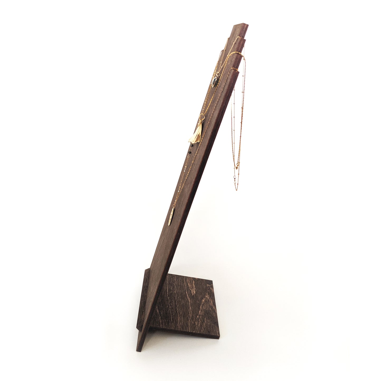 Set of Minimalist Tiered Necklace Display 12" and 15"