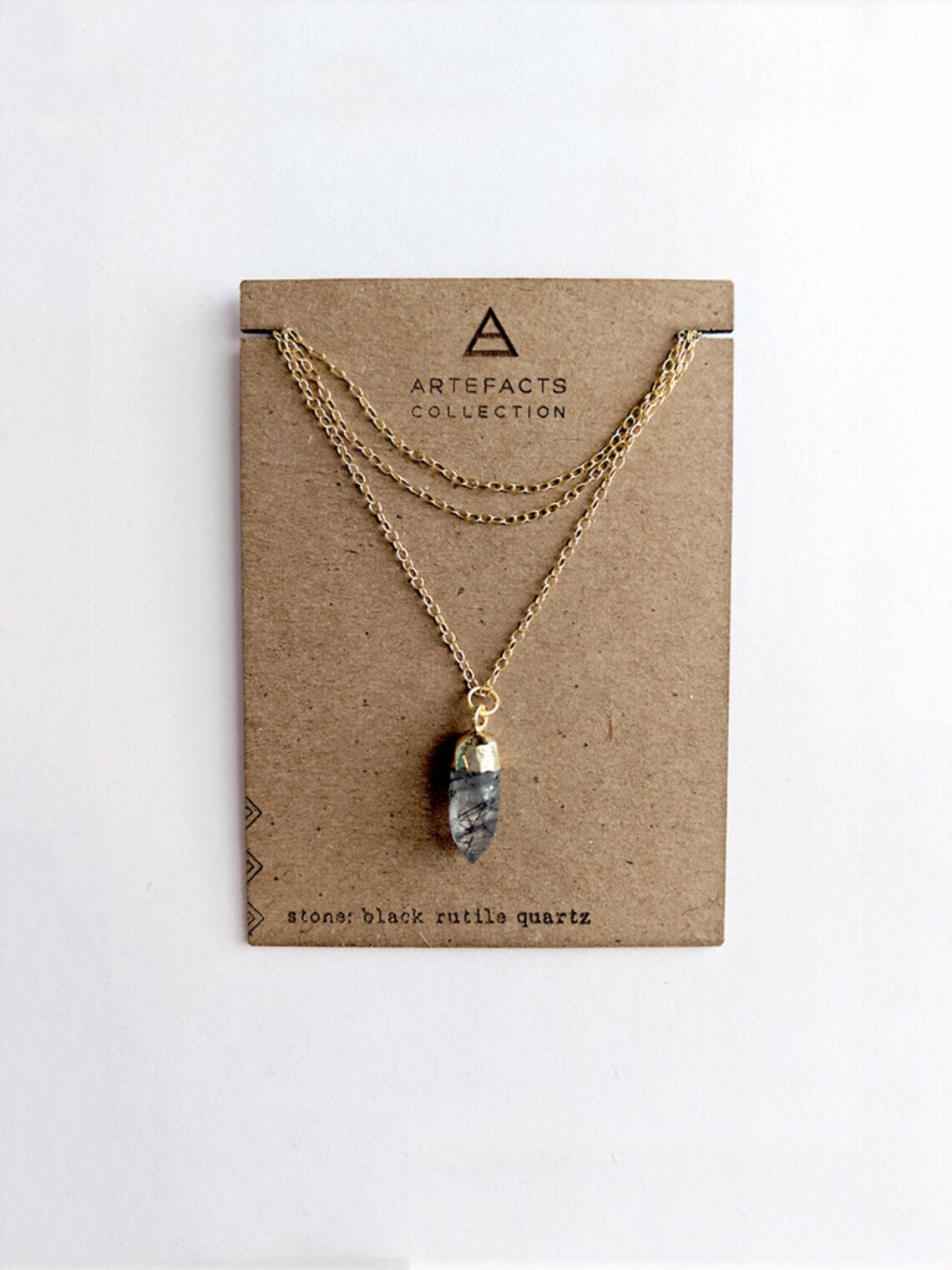 Necklace Cards - engraved logo and custom shape