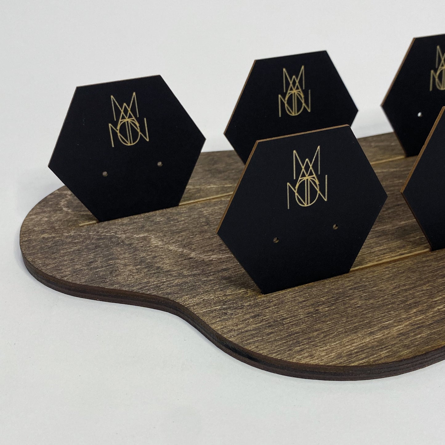 Puddle Slotted Card Display
