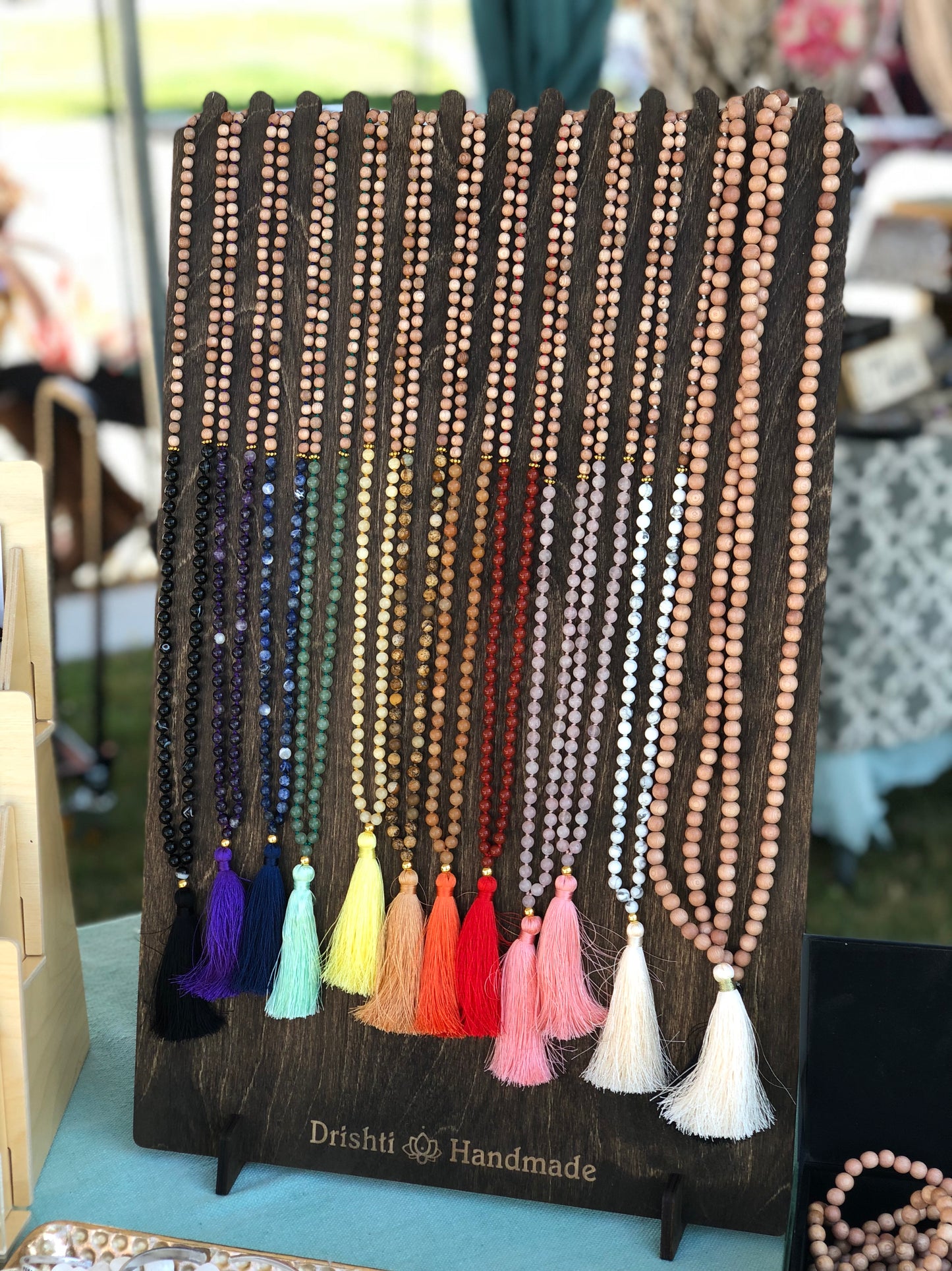 Mala 2.0 Necklace Display w/ Custom Logo