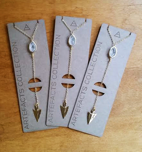 Lariat/Y-Necklace Custom Branded Cards