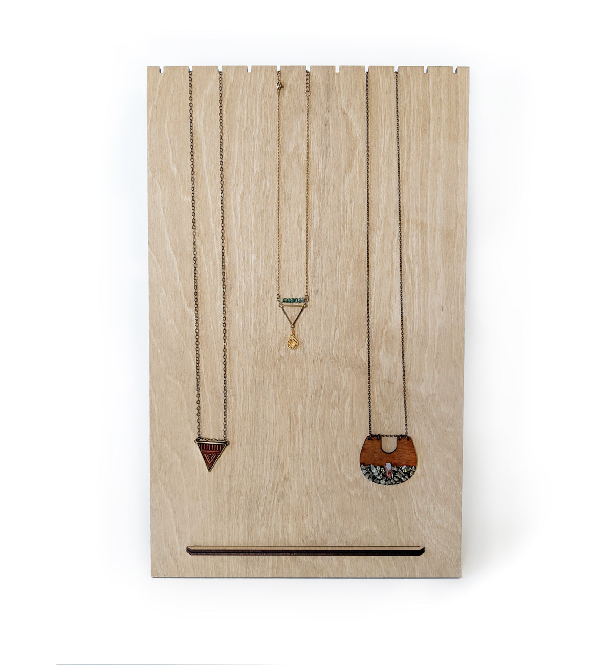 Minimalist 10 Necklace Display 20" x 12"