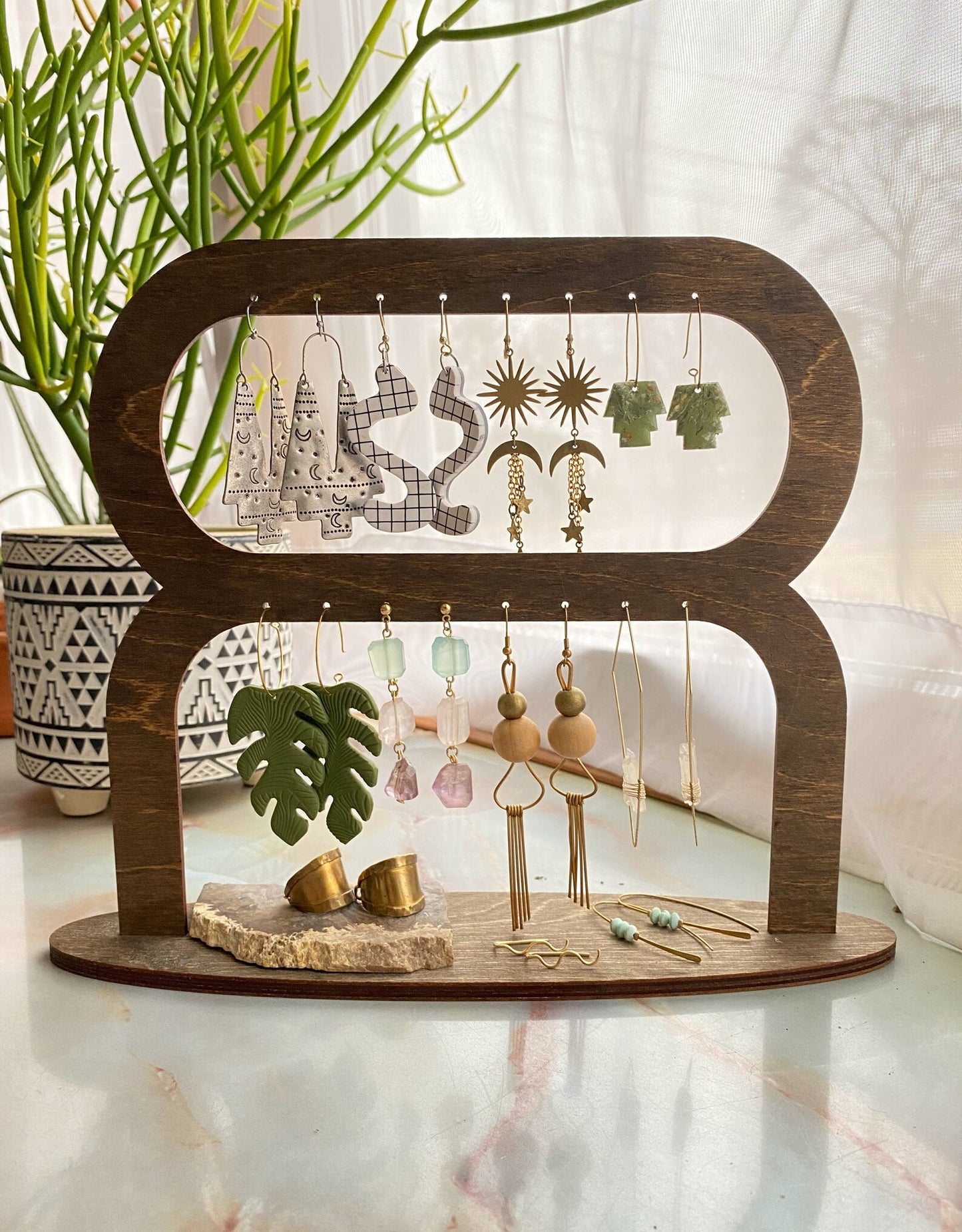 Arches Mid Century Style Earring Display