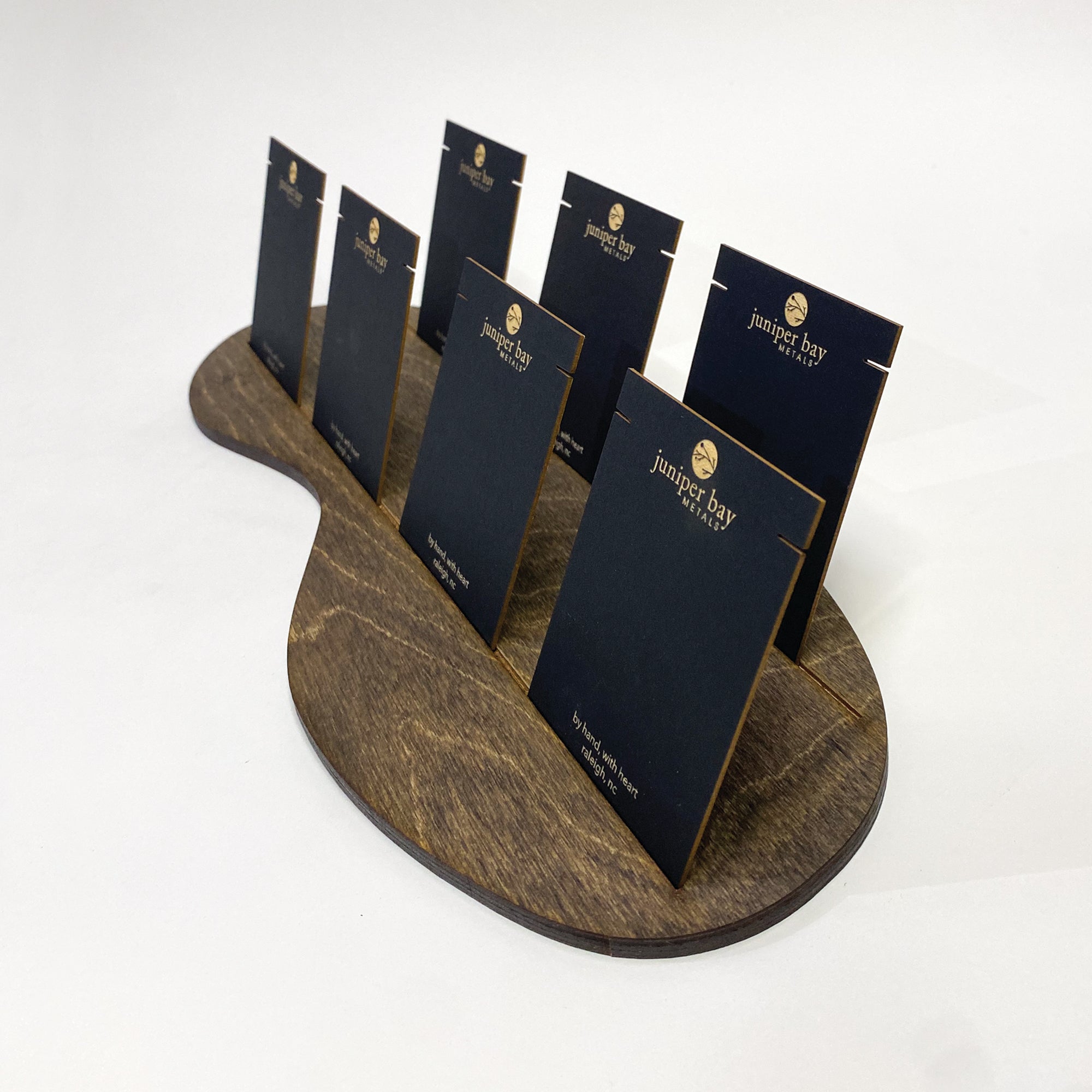 Wave Slotted Card Display – Lzrbeams